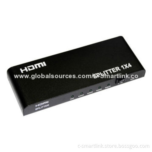 HDMI® Splitter, 1 to 4 (HDMI® 1.4), 2 x 4K Supports Resolution, 4-output with HDCP